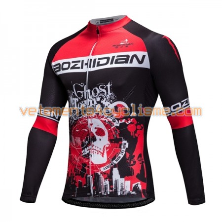 Maillot vélo 2017 Aozhidian Manches Longues N002