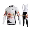 Tenue Cycliste Manches Longues et Collant à Bretelles Femme 2017 Aozhidian N006