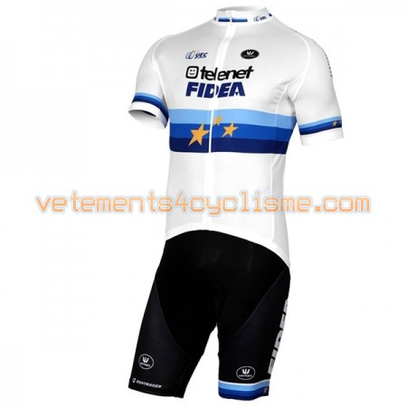 Tenue Cycliste et Cuissard à Bretelles 2017 Telenet Fidea Lions European Championnats