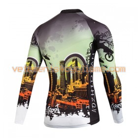 Maillot vélo 2017 Aozhidian Manches Longues N004