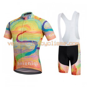 Tenue Cycliste et Cuissard à Bretelles 2016 Baishiqi Brand N011