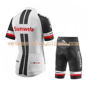 Tenue Cycliste et Cuissard Enfant 2017 Team Sunweb N001