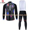 Tenue Cycliste Manches Longues et Collant à Bretelles 2017 X-Tiger N013