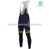 Tenue Cycliste Manches Longues et Collant à Bretelles 2016 Lampre-Merida Hiver Thermal Fleece N001