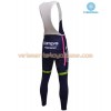Tenue Cycliste Manches Longues et Collant à Bretelles 2016 Lampre-Merida Hiver Thermal Fleece N001