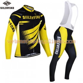 Tenue Cycliste Manches Longues et Collant à Bretelles 2017 Siilenyond N019