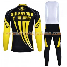 Tenue Cycliste Manches Longues et Collant à Bretelles 2017 Siilenyond N019