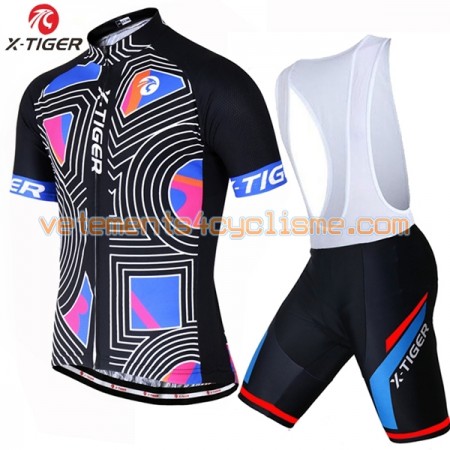 Tenue Cycliste et Cuissard à Bretelles 2017 X-Tiger N023
