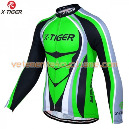Maillot vélo 2017 X-Tiger Manches Longues N004