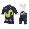 Tenue Cycliste et Cuissard à Bretelles 2016 Movistar Team N001
