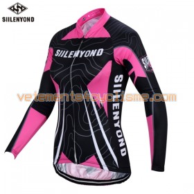 Maillot vélo Femme 2017 Siilenyond Manches Longues N005