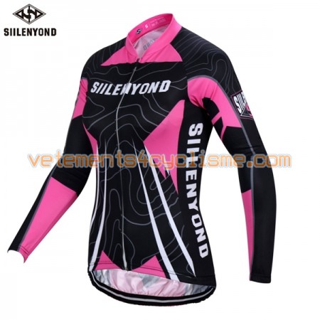Maillot vélo Femme 2017 Siilenyond Manches Longues N005