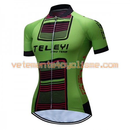 Maillot vélo Femme 2017 Teleyi N001