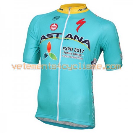 Maillot vélo 2016 Astana Pro Team N001