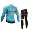 Tenue Cycliste Manches Longues et Collant Long Enfant 2017 Astana Pro Team N001