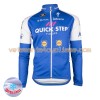 Tenue Cycliste Manches Longues et Collant à Bretelles 2017 Quick-Step Floors Hiver Thermal Fleece N001