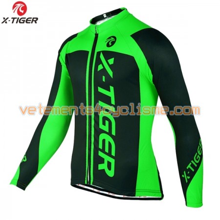 Maillot vélo 2017 X-Tiger Manches Longues N001