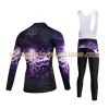 Tenue Cycliste Manches Longues et Collant à Bretelles 2017 Aozhidian N016