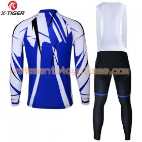 Tenue Cycliste Manches Longues et Collant à Bretelles 2017 X-Tiger N014