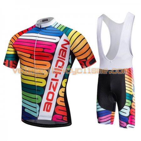 Tenue Cycliste et Cuissard à Bretelles 2017 Aozhidian N006