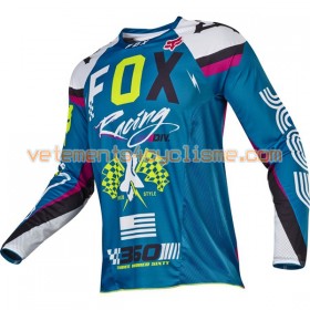 Maillots VTT/Motocross 2017 Fox Racing 360 Rohr Manches Longues N003