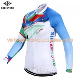Maillot vélo Femme 2017 Siilenyond Manches Longues N007