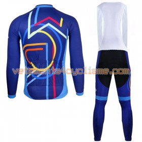 Tenue Cycliste Manches Longues et Collant à Bretelles 2017 Siilenyond N006