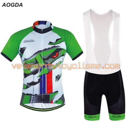 Tenue Cycliste et Cuissard à Bretelles 2017 Aogda N006