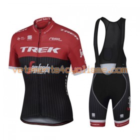 Tenue Cycliste et Cuissard à Bretelles 2017 Trek-Segafredo N001