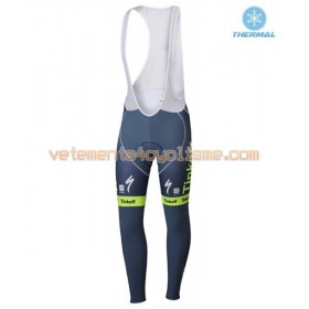 Collant à Bretelles 2016 Tinkoff Hiver Thermal Fleece N001