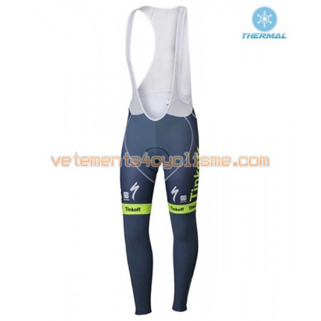 Collant à Bretelles 2016 Tinkoff Hiver Thermal Fleece N001