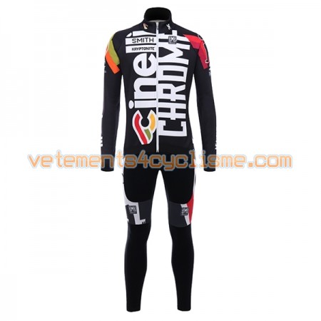 Tenue Cycliste Manches Longues et Collant à Bretelles 2017 Cinelli Chrome N001