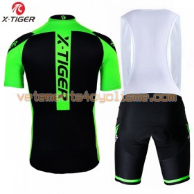 Tenue Cycliste et Cuissard à Bretelles 2017 X-Tiger N021