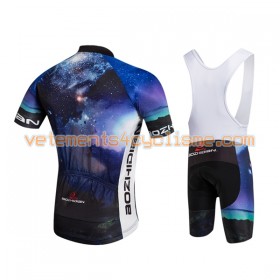 Tenue Cycliste et Cuissard à Bretelles 2017 Aozhidian N026