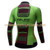 Maillot vélo Femme 2017 Teleyi Manches Longues N001