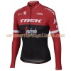 Maillot vélo 2017 Trek-Segafredo Manches Longues N001