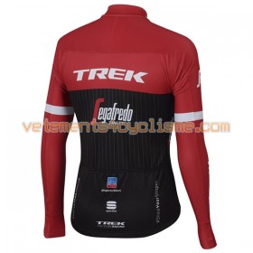 Maillot vélo 2017 Trek-Segafredo Manches Longues N001