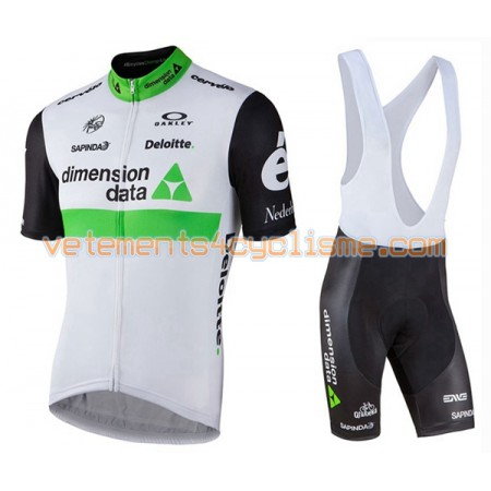 Tenue Cycliste et Cuissard à Bretelles 2016 Dimension Data N001