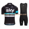 Tenue Cycliste et Cuissard à Bretelles 2016 Team Sky N001