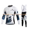 Tenue Cycliste Manches Longues et Collant à Bretelles Femme 2017 Aozhidian N005