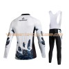 Tenue Cycliste Manches Longues et Collant à Bretelles Femme 2017 Aozhidian N005