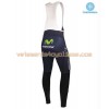 Collant à Bretelles 2016 Movistar Team Hiver Thermal Fleece N001