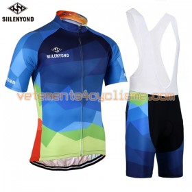 Tenue Cycliste et Cuissard à Bretelles 2017 Siilenyond N021