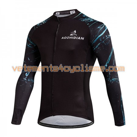 Maillot vélo 2017 Aozhidian Manches Longues N013