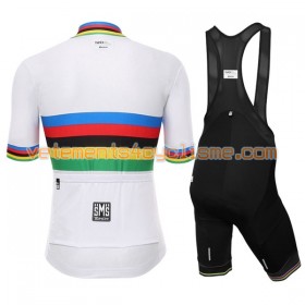 Tenue Cycliste et Cuissard à Bretelles Femme 2017 UCI World Champion Rainbow