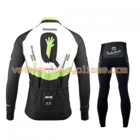 Tenue Cycliste Manches Longues et Collant Long Enfant 2017 Dimension Data N001