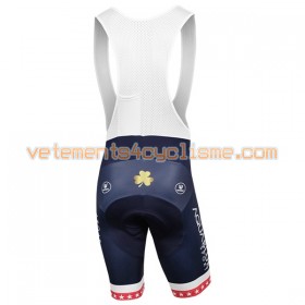 Tenue Cycliste et Cuissard à Bretelles 2017-18 Aqua Blue Sport Championnats de États-Unis