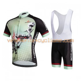 Tenue Cycliste et Cuissard à Bretelles 2017 Aozhidian N010