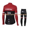 Tenue Cycliste Manches Longues et Collant Long Enfant 2017 Trek-Segafredo N001