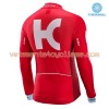 Tenue Cycliste Manches Longues et Collant à Bretelles 2016 Team Katusha Hiver Thermal Fleece N001